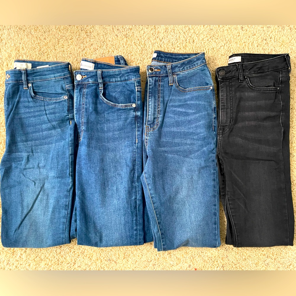 Forever 21 High Waisted Blue Jeans